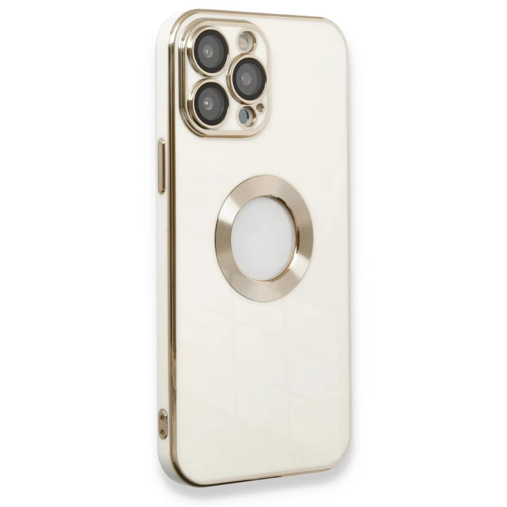 iPhone 13 Pro Max Kılıf Store Silikon - Beyaz