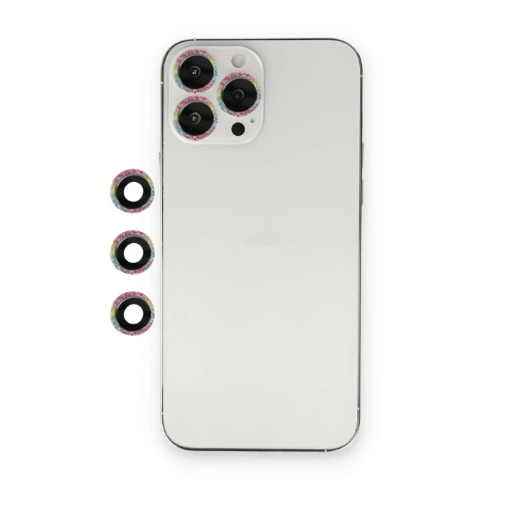 iPhone 13 Pro Max Shine Kamera Lens - Rainbow