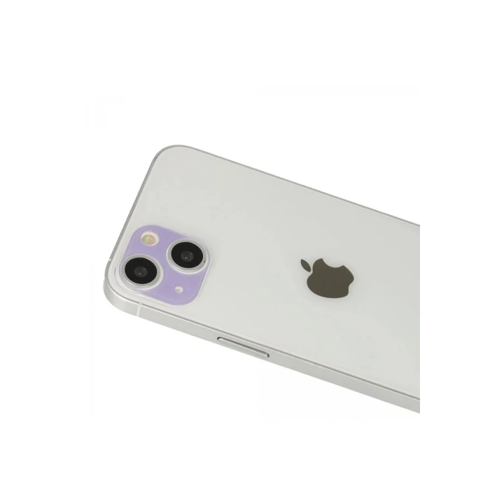 iPhone 13 Rainbow Kamera Lens Koruma Cam - Mor