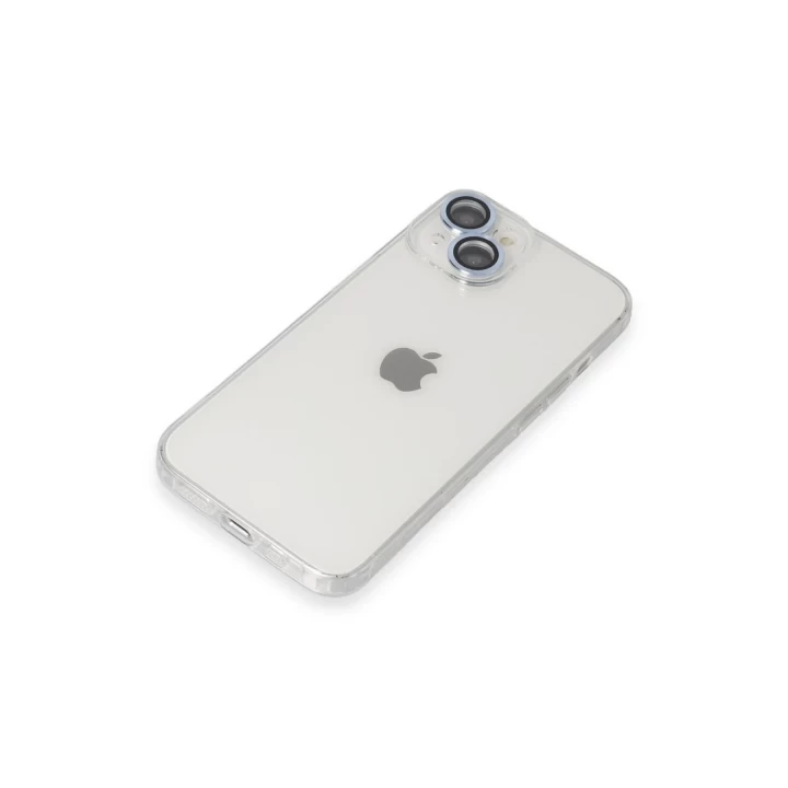 iPhone 14 Kılıf Luko Lens Silikon - Sierra Blue