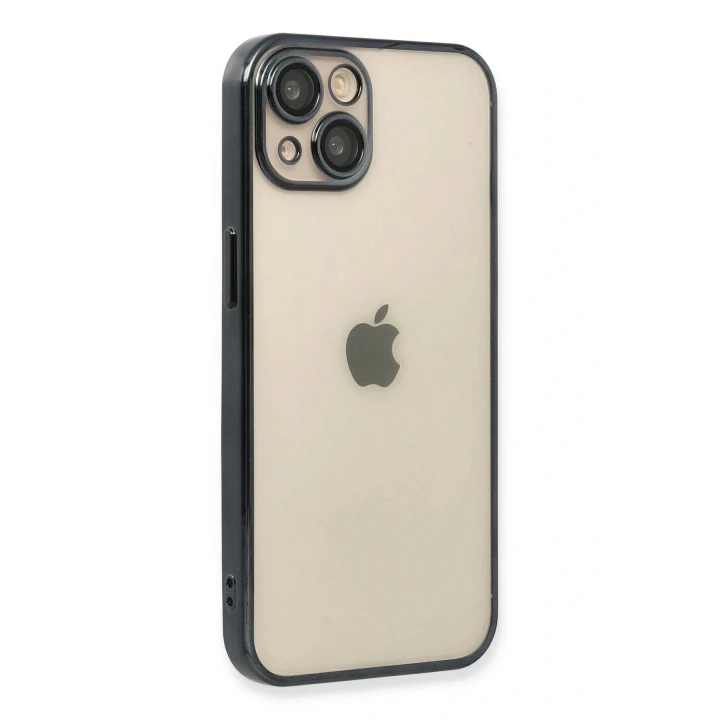 iPhone 14 Kılıf Razer Lensli Silikon - Siyah