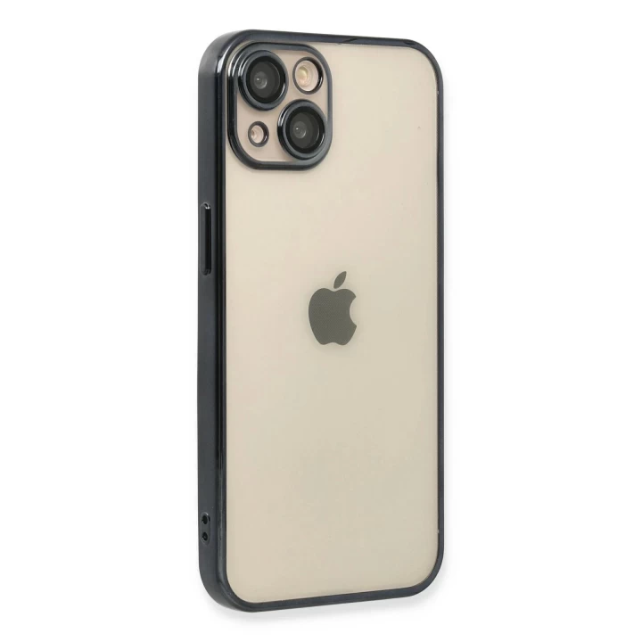iPhone 14 Plus Kılıf Razer Lensli Silikon - Siyah
