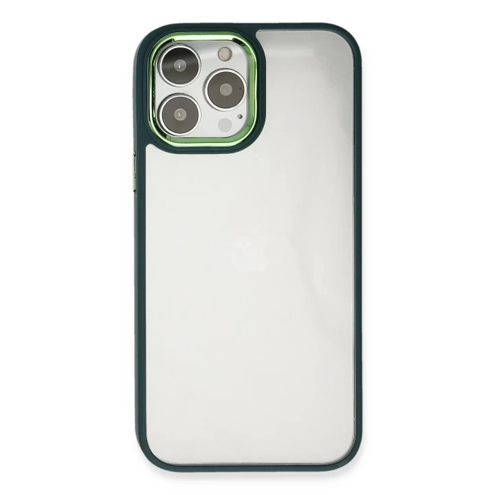 iPhone 14 Pro Kılıf Dora Kapak - Haki Yeşil