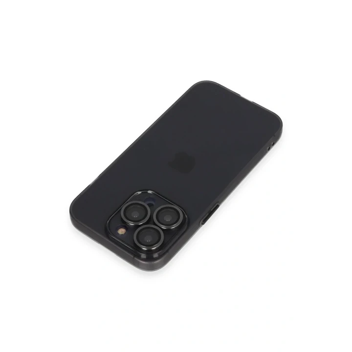 iPhone 14 Pro Kılıf Luko Lens Silikon - Siyah