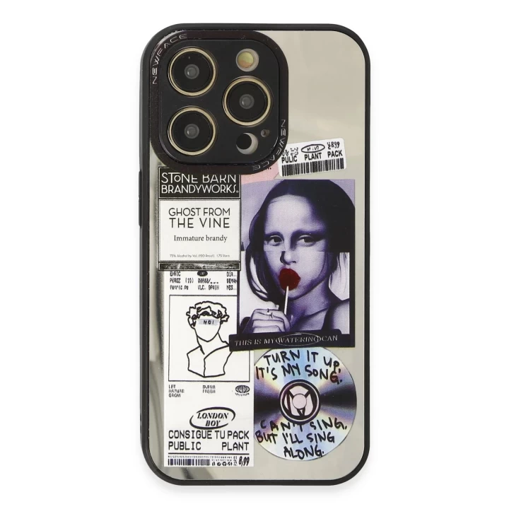 iPhone 14 Pro Kılıf Mirror Desenli Kapak - Mirror - 2