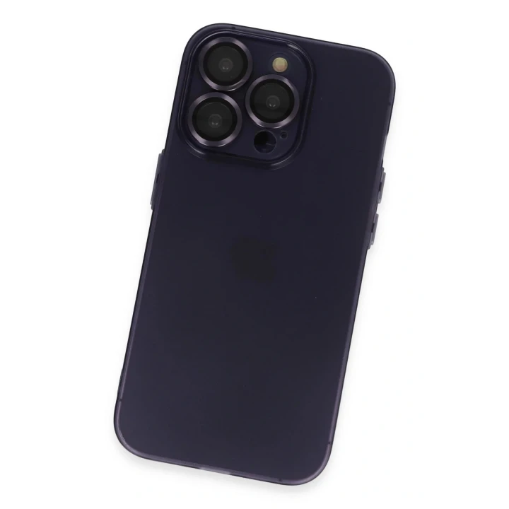 iPhone 14 Pro Max Kılıf Luko Lens Silikon - Siyah