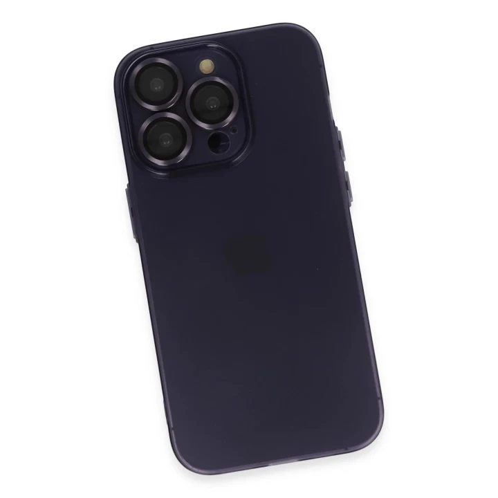 iPhone 14 Pro Max Kılıf Luko Lens Silikon - Siyah
