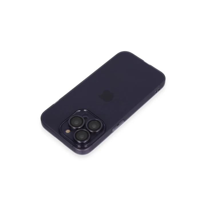 iPhone 14 Pro Max Kılıf Luko Lens Silikon - Siyah