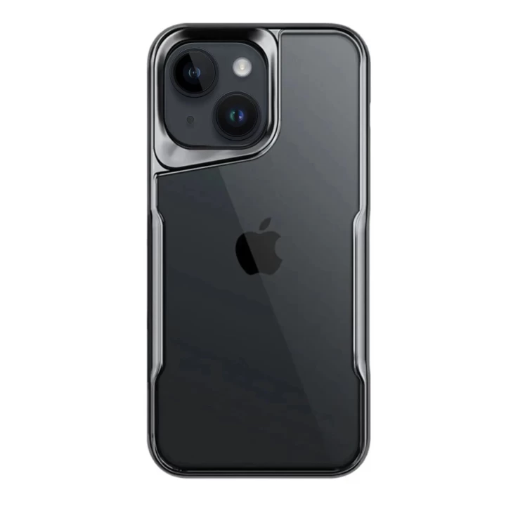 iPhone 15 Kılıf Boyi Silikon Kapak - Titan Gri