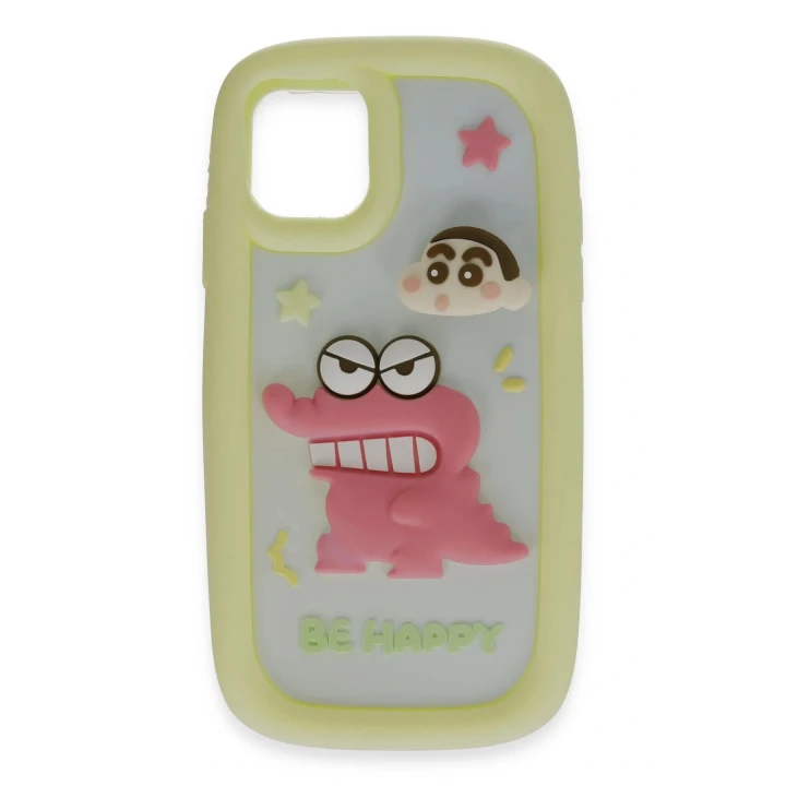 iPhone 15 Kılıf Poky Karakter Silikon Kapak - Desen 4