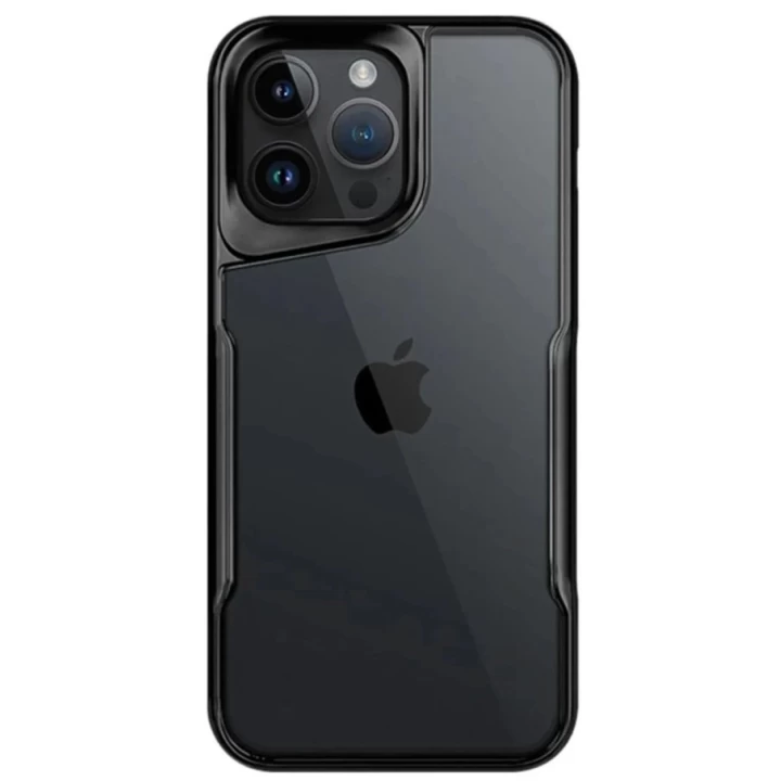 iPhone 15 Pro Max Kılıf Boyi Silikon Kapak - Siyah