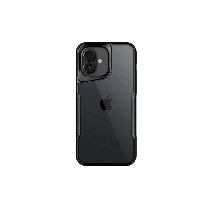 iPhone 16 Kılıf Boyi Silikon Kapak - Siyah