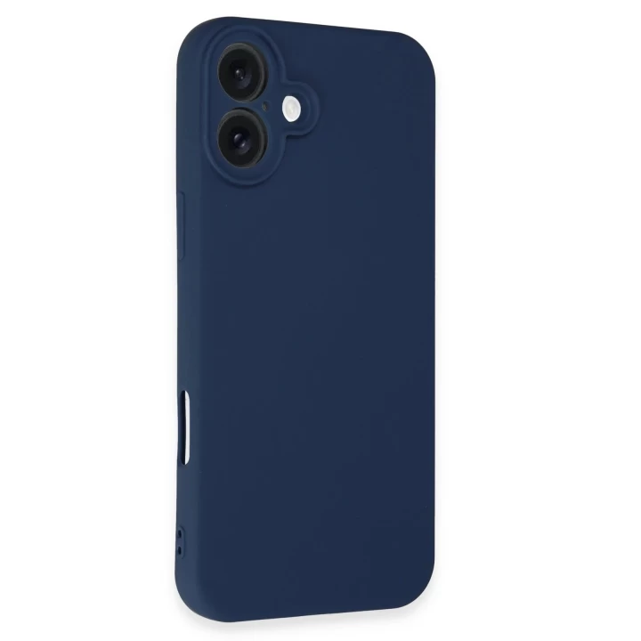 iPhone 16 Kılıf First Silikon - Lacivert