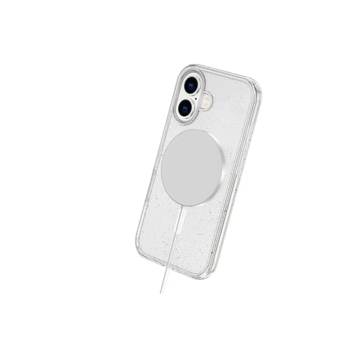 iPhone 16 Kılıf Glow Magsafe Kapak - Turuncu