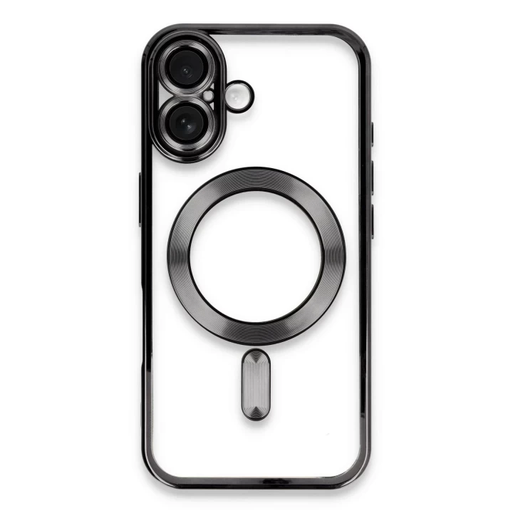 iPhone 16 Kılıf Kross Magneticsafe Kapak - Siyah