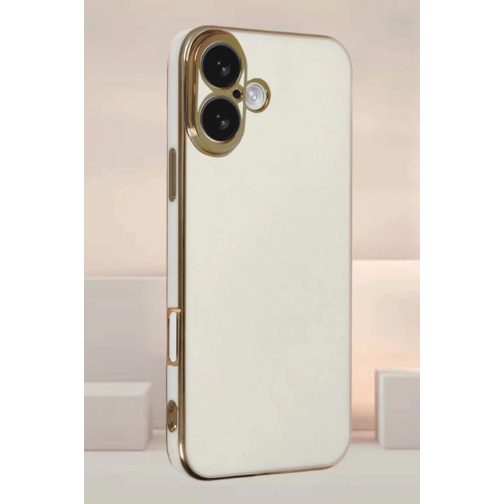 iPhone 16 Kılıf Volet Silikon - Mavi