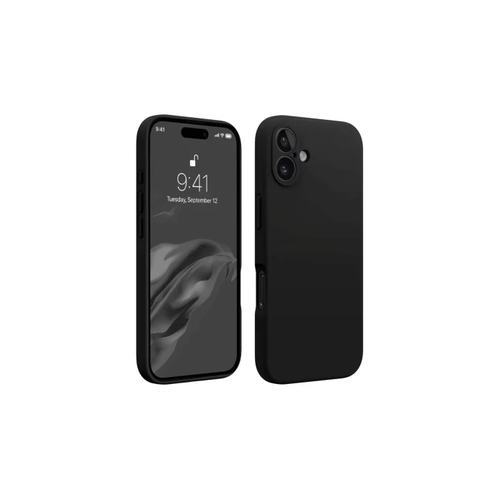 iPhone 16 Plus Kılıf First Silikon - Siyah