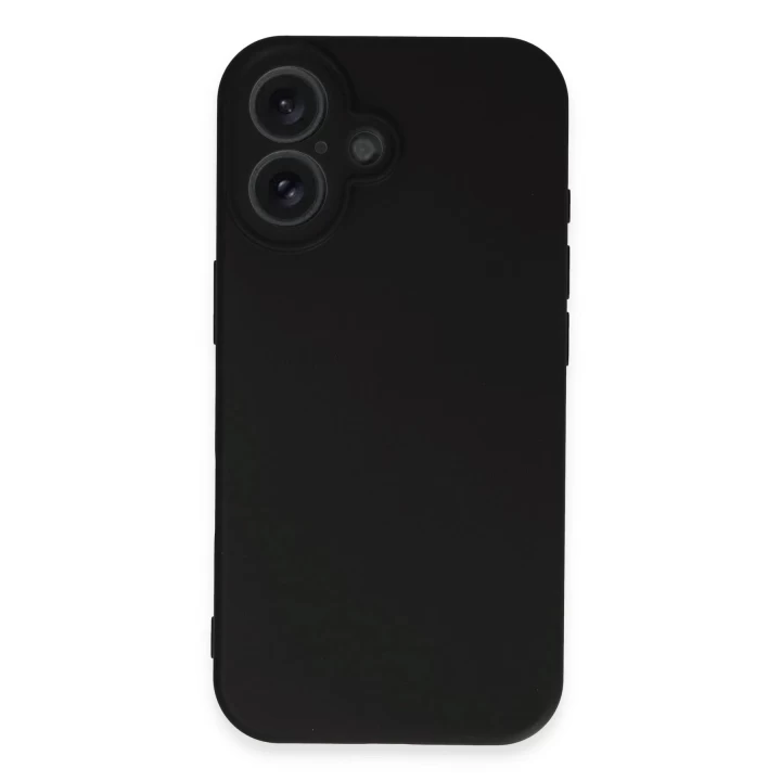iPhone 16 Plus Kılıf First Silikon - Siyah