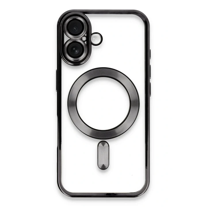 iPhone 16 Plus Kılıf Kross Magneticsafe Kapak - Siyah