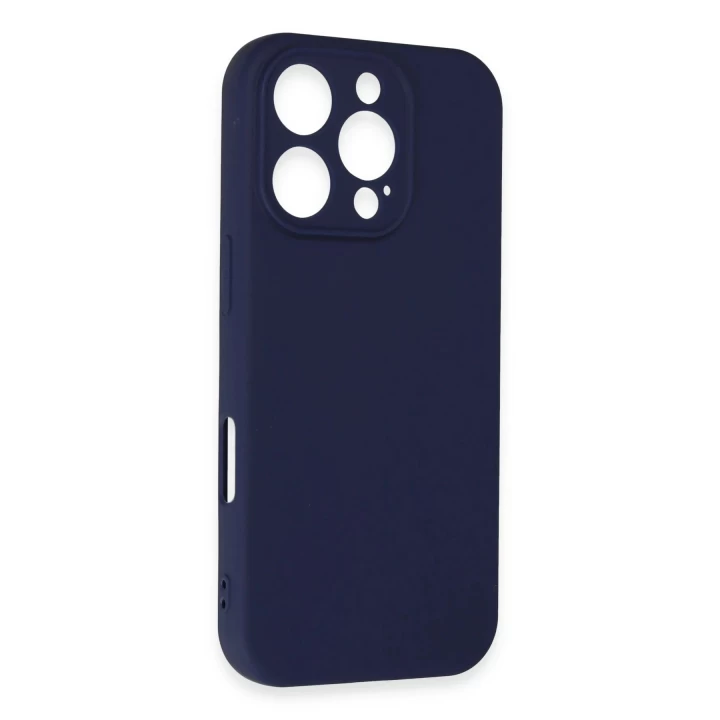 iPhone 16 Pro Kılıf First Silikon - Lacivert