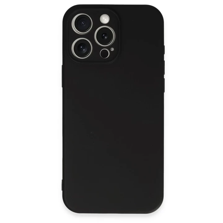 iPhone 16 Pro Kılıf First Silikon - Siyah