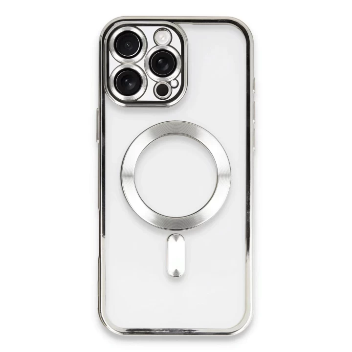 iPhone 16 Pro Kılıf Kross Magneticsafe Kapak - Gümüş