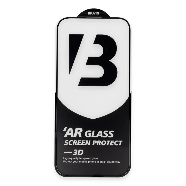 iPhone 16 Pro Max Bilvis 3D Mat Cam Ekran Koruyucu