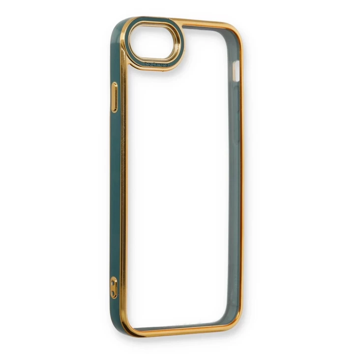 iPhone 6 Kılıf Liva Lens Silikon - Yeşil