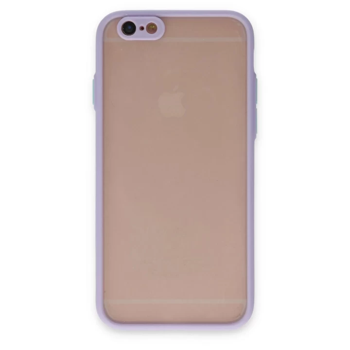 iPhone 6 Kılıf Montreal Silikon Kapak - Mor