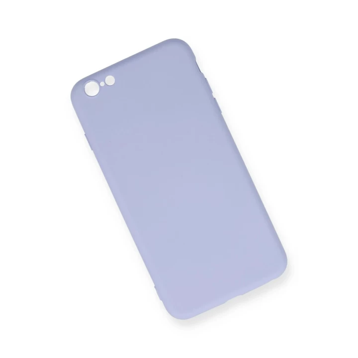 iPhone 6 Plus Kılıf Nano içi Kadife Silikon - Lila