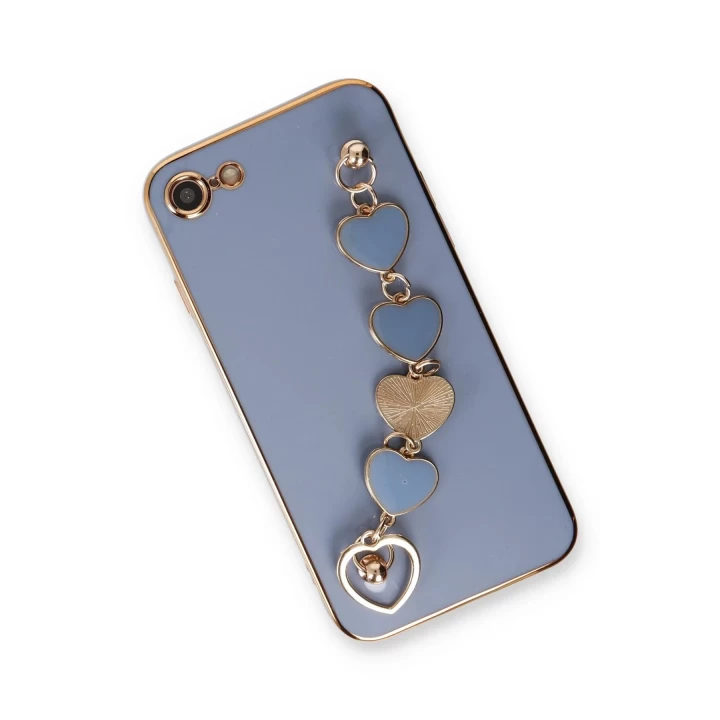 iPhone 7 Kılıf Esila Silikon - Gri