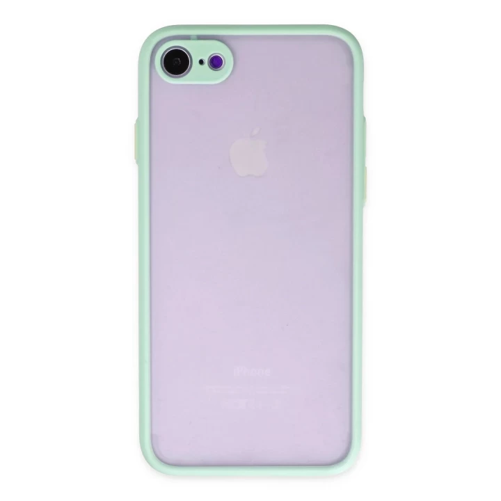 iPhone 7 Kılıf Montreal Silikon Kapak - Turkuaz