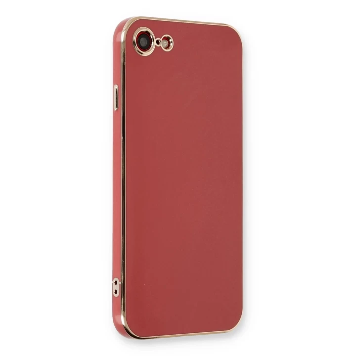 iPhone 7 Kılıf Volet Silikon - Kırmızı