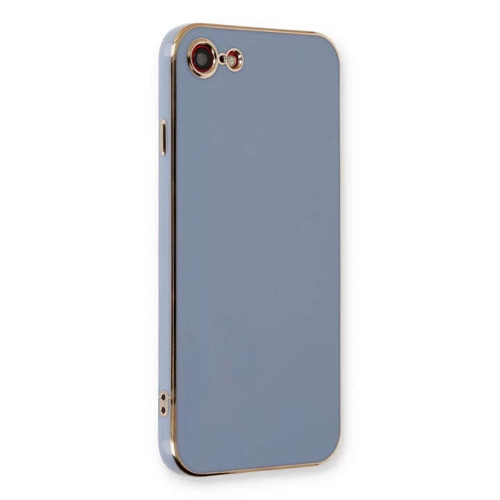 iPhone 7 Kılıf Volet Silikon - Mavi