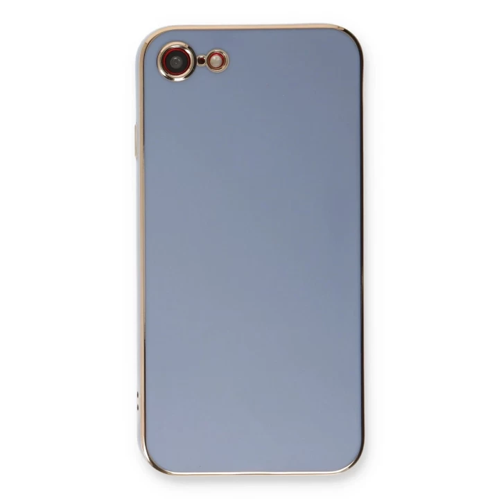 iPhone 7 Kılıf Volet Silikon - Mavi