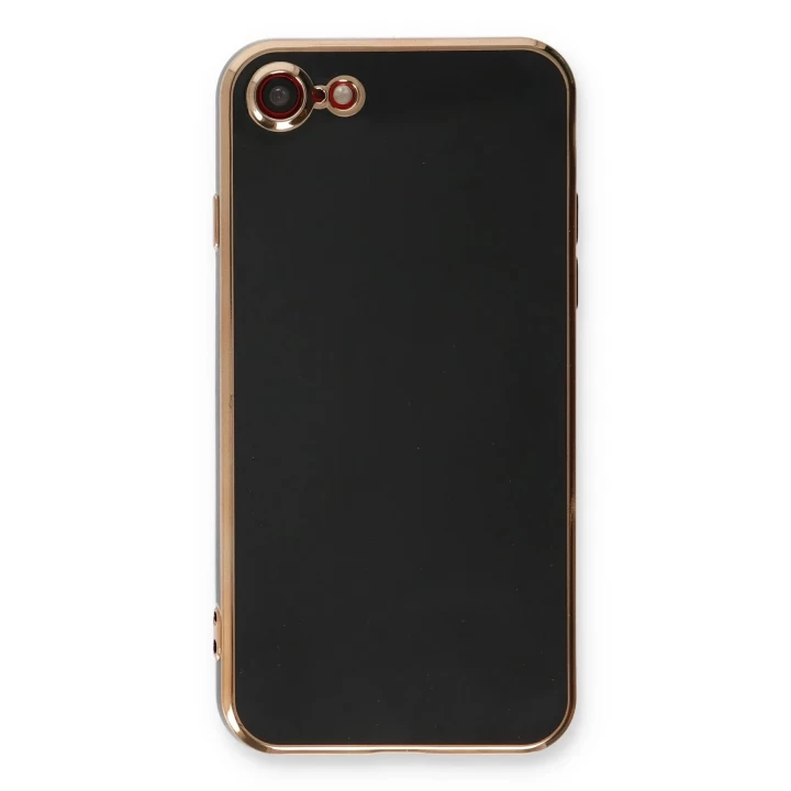 iPhone 7 Kılıf Volet Silikon - Siyah