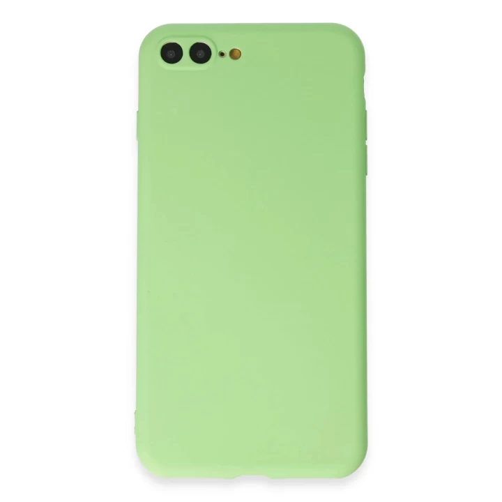 iPhone 7 Plus Kılıf First Silikon - Açık Yeşil