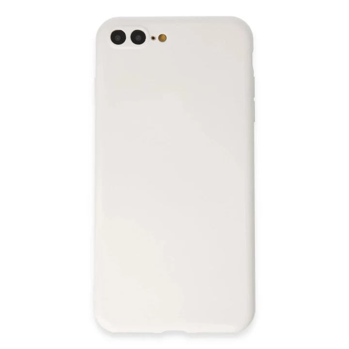 iPhone 7 Plus Kılıf First Silikon - Beyaz
