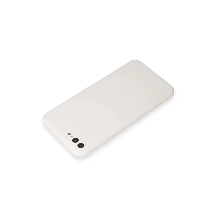 iPhone 7 Plus Kılıf First Silikon - Beyaz