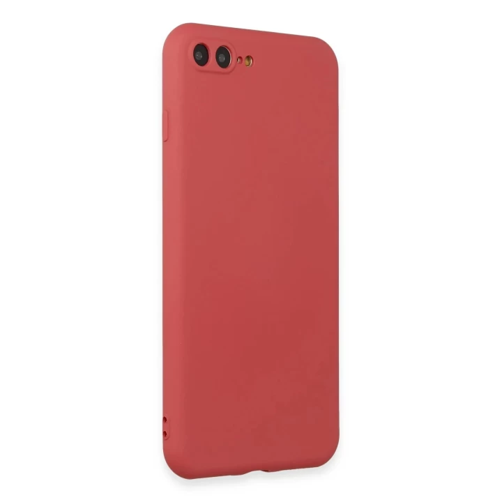 iPhone 7 Plus Kılıf First Silikon - Kiremit