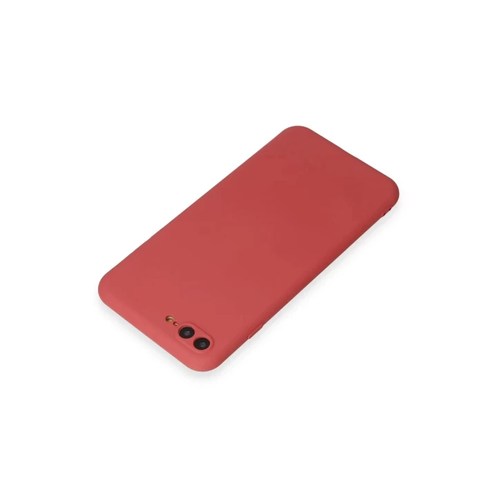 iPhone 7 Plus Kılıf First Silikon - Kiremit
