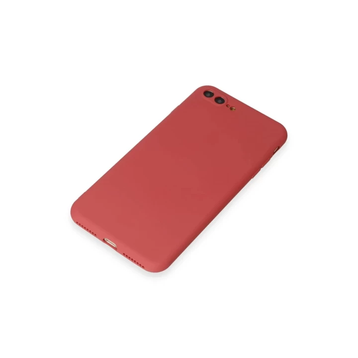 iPhone 7 Plus Kılıf First Silikon - Kiremit
