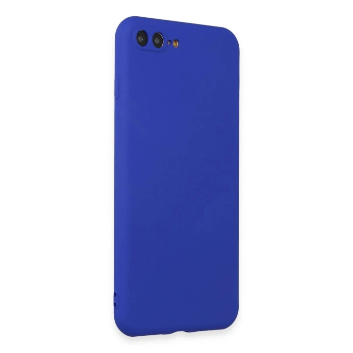 iPhone 7 Plus Kılıf First Silikon - Koyu Mavi