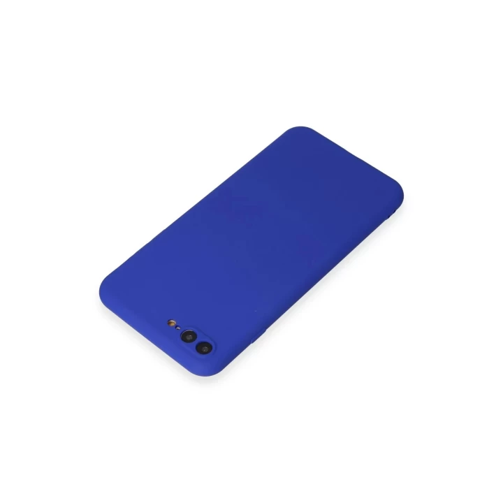 iPhone 7 Plus Kılıf First Silikon - Koyu Mavi