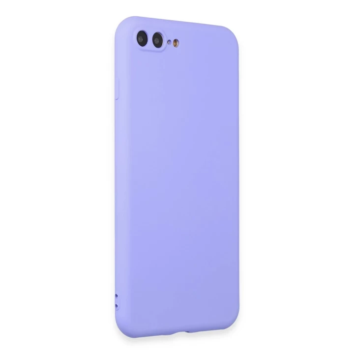 iPhone 7 Plus Kılıf First Silikon - Lila
