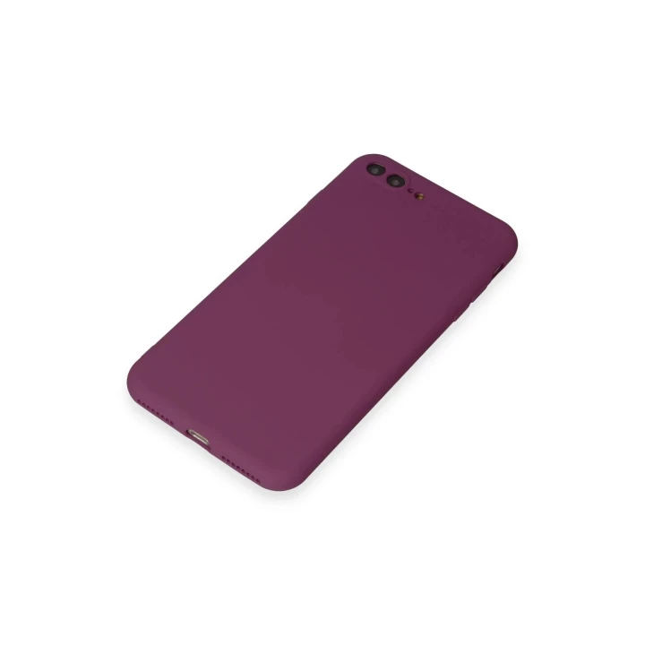 iPhone 7 Plus Kılıf First Silikon - Mürdüm