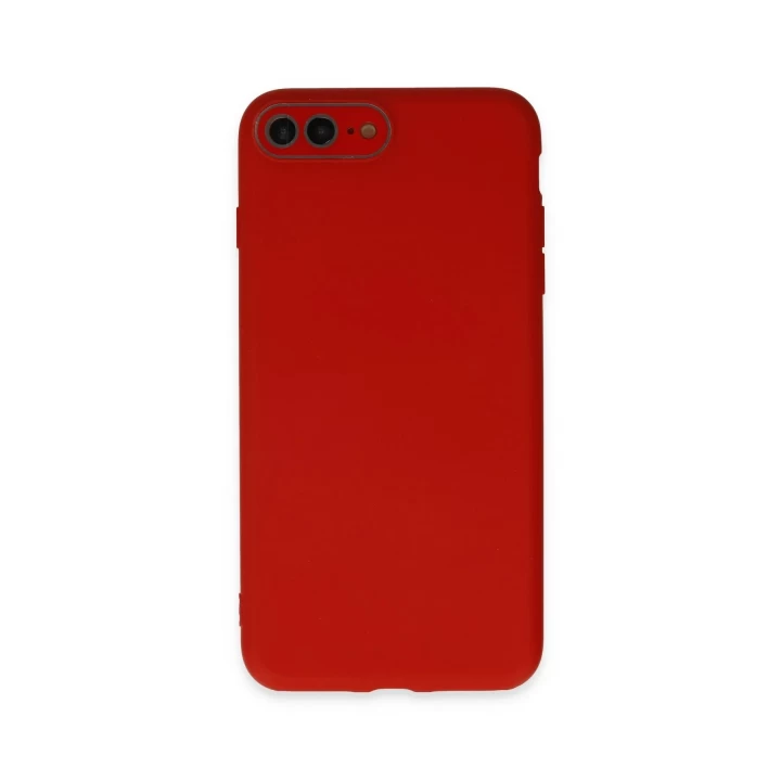 iPhone 7 Plus Kılıf Lansman Glass Kapak - Kırmızı