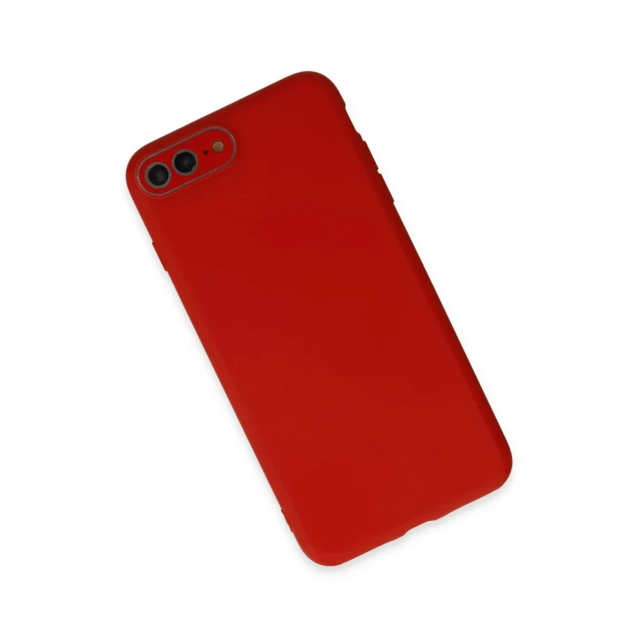 iPhone 7 Plus Kılıf Lansman Glass Kapak - Kırmızı