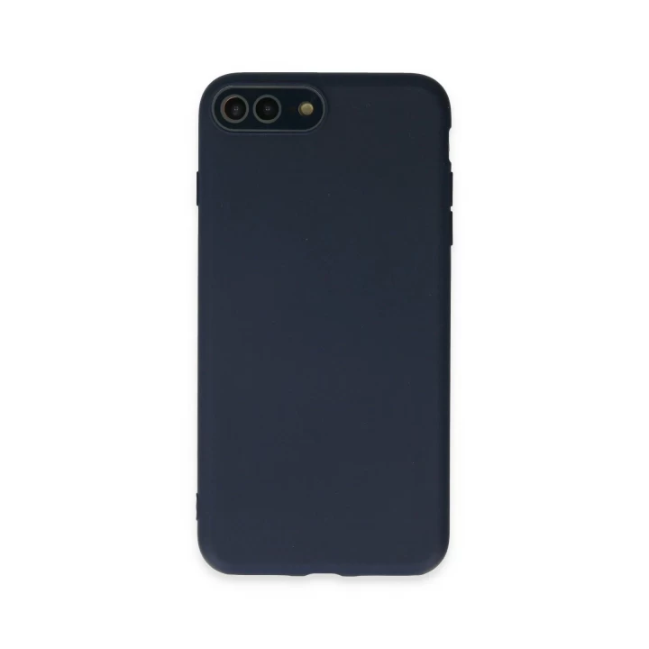 iPhone 7 Plus Kılıf Lansman Glass Kapak - Lacivert