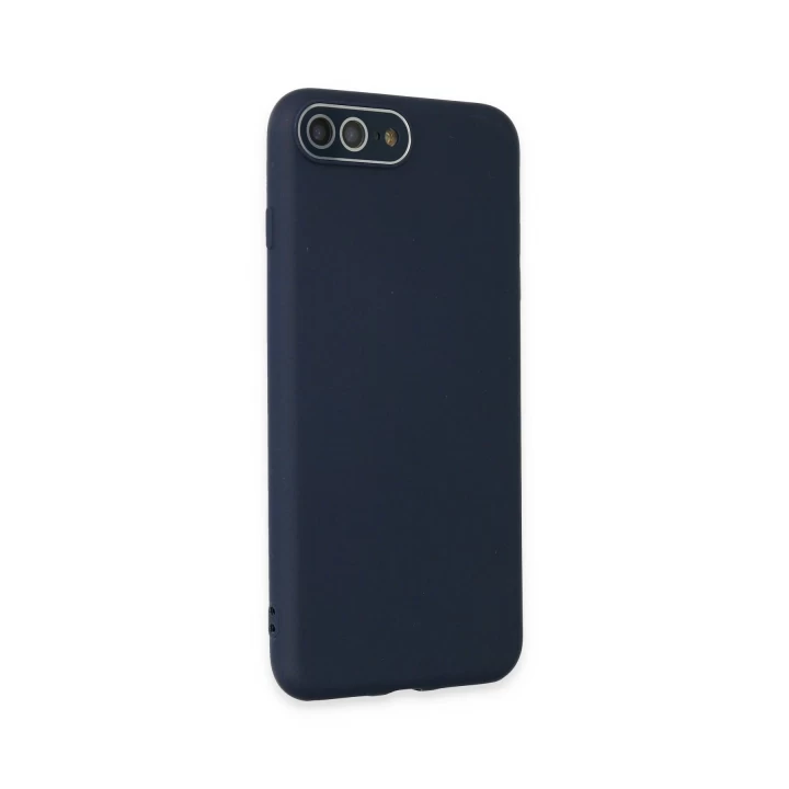 iPhone 7 Plus Kılıf Lansman Glass Kapak - Lacivert